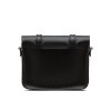 Torba na ramię Dr. Martens 7 LEATHER SATCHEL Black Kiev AB098001